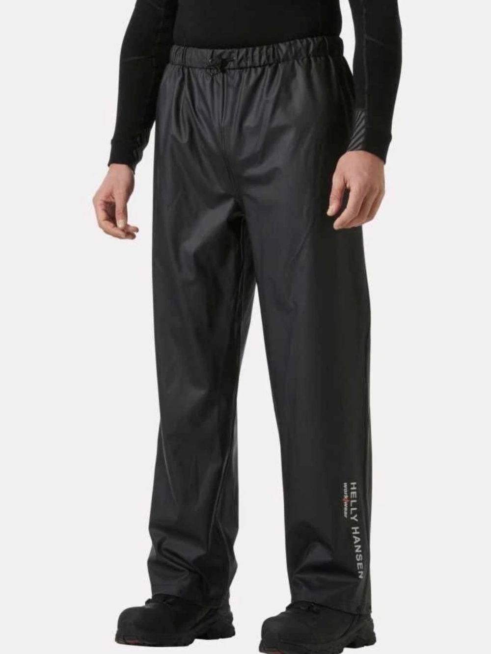 Helly Hansen Men's Rain Pant Voss Waterproof Workwear Black Medium Outdoor New